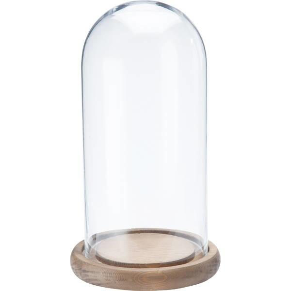 ガラスドーム グラスドーム ドームグラス ウッドガラスドームS 木製