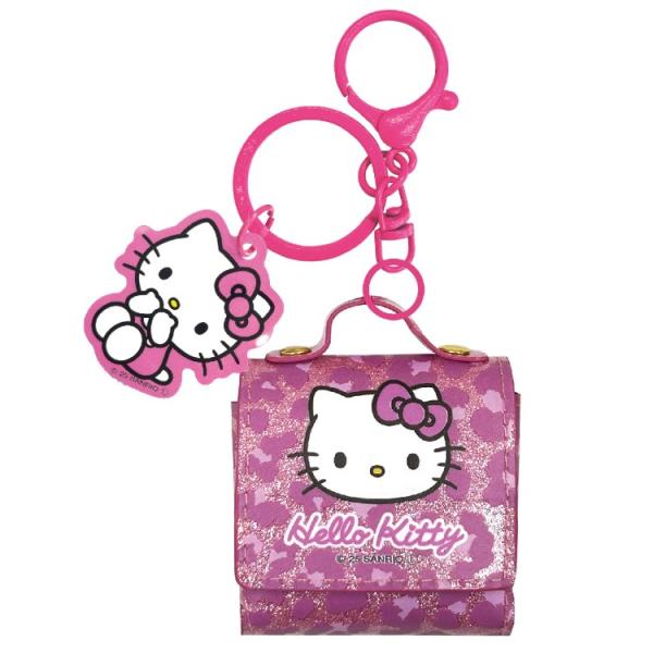 ハローキティ マルチケースチャーム ヒョウ柄ピンク 154766 ギャル