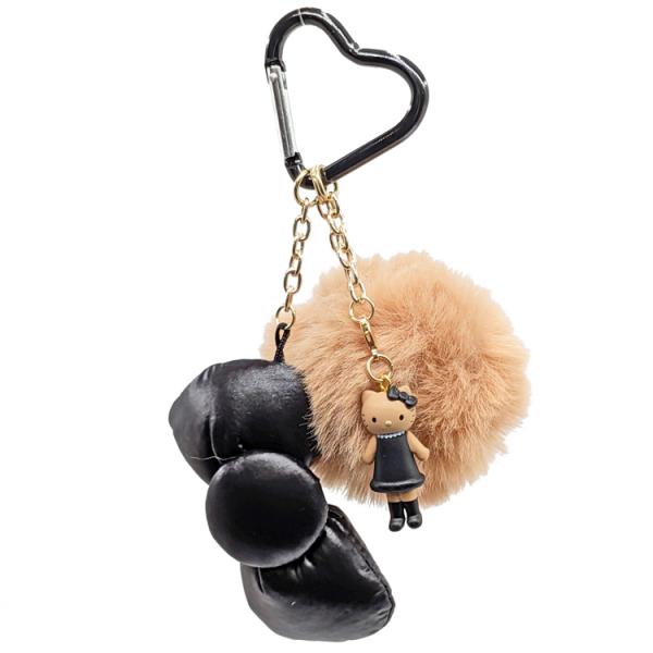 ハローキティ リボンストラップ ブラック 687025 スタイルアップ