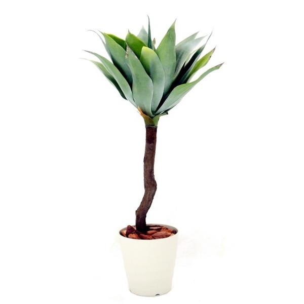 アガベ プラント (グリーン 造花樹木 人工観葉植物 90cm サボテン 室内