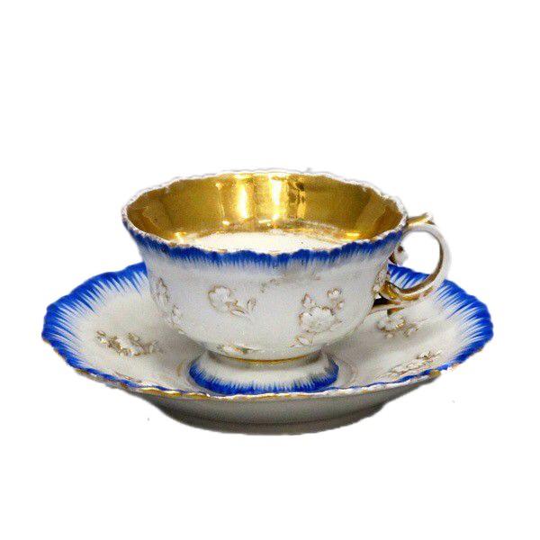 マイセン マイセン（MEISSEN）金彩 花柄 カップ＆ソーサー