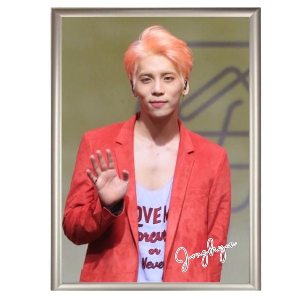 ジョンヒョン SHINee シャイニー フォトプレート 額入り 写真 A4サイズ
