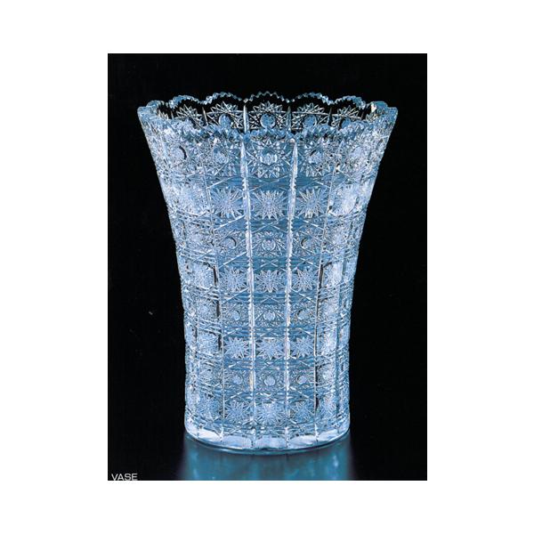 ボヘミア 500PKカット フラワーベース 25.5cm 80006-PK-255 : 青山ロゼ