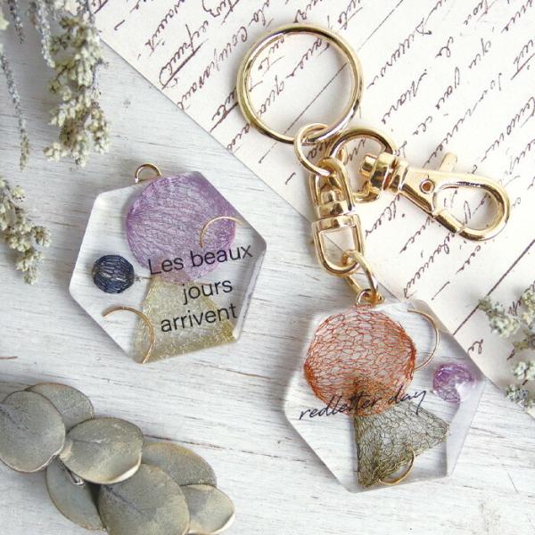 ABCクラフトオリジナル レジン&メタルメッシュリボンで作る カラー