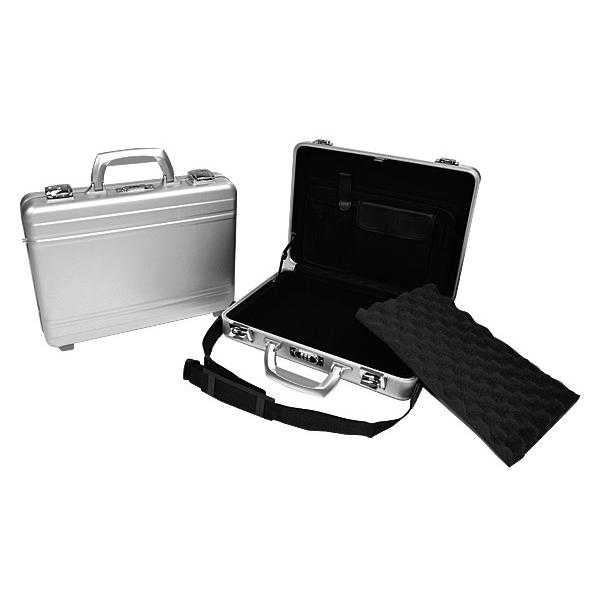 アルミ製アタッシュケース・3桁ダイヤルロック錠付・B4サイズ・L