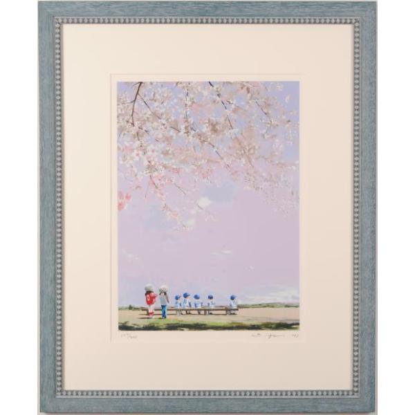 櫻井幸雄 絵画 「出番のないベンチ(発言力のある女子マネージャー