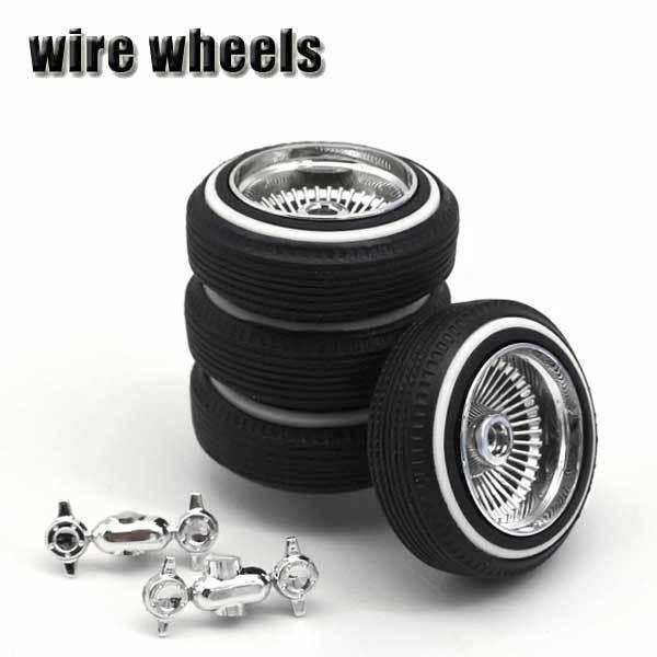 1：24/1：25 プラモデル ミニカー カスタムパーツ ワイヤーホイール