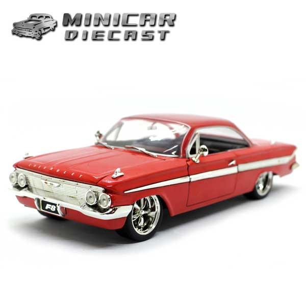 Jada 1/24 ワイルドスピード 箱入り ミニカー 1961 DOM'S CHEVY IMPALA