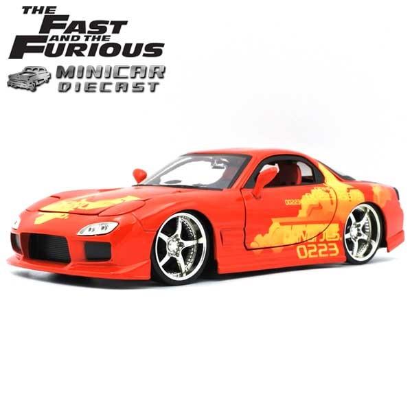 Jada 1/24 ワイルドスピード 箱入り ミニカー ORANGE JLS MAZDA RX-7