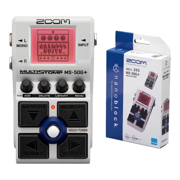 ズーム（zoom） ZOOM MS-50G+(nanoblock NB-MS-50G+付) コンパクト