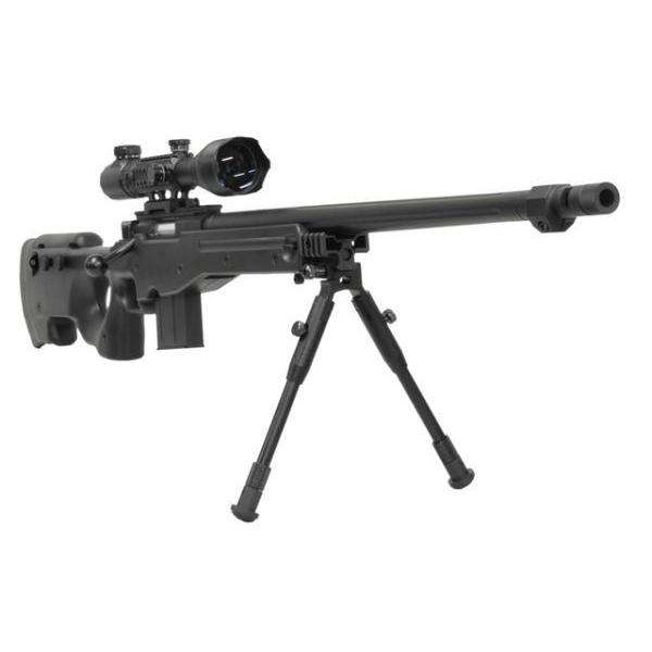 L96 AWS スナイパーライフル BK (スコープ バイポッド付) WELL製