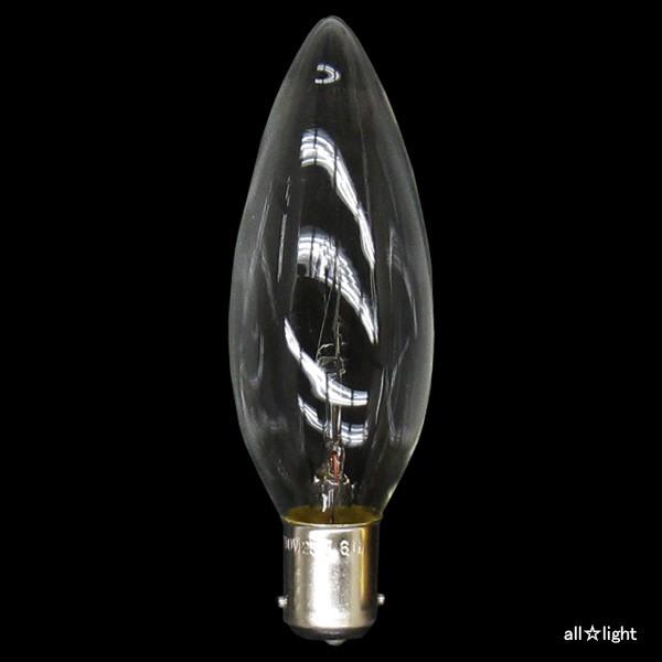 旭光電機工業 アサヒ シャンデリア電球（海外口金） B15D口金