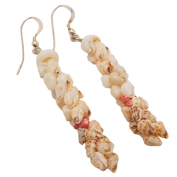 ニイハウシェル 本格 ピアス イヤリングにも交換可 モミ カヘレラニ