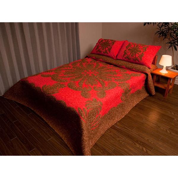 ハワイアンキルト サザンフォレストのむら染め本格オーダーメイド