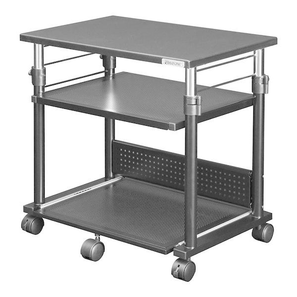 Bauhutte（バウヒュッテ） 昇降式プリンター台 BHS-600P-BK