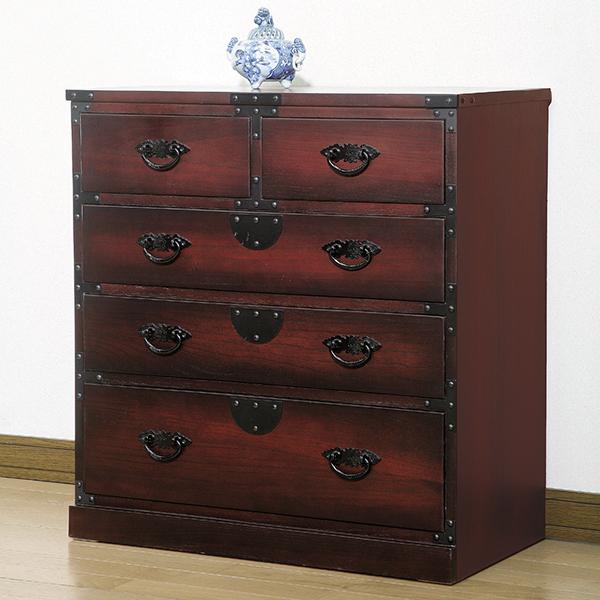 クロシオ 民芸 民芸調 引出箪笥 タンス 和たんす 収納 チェスト 和室