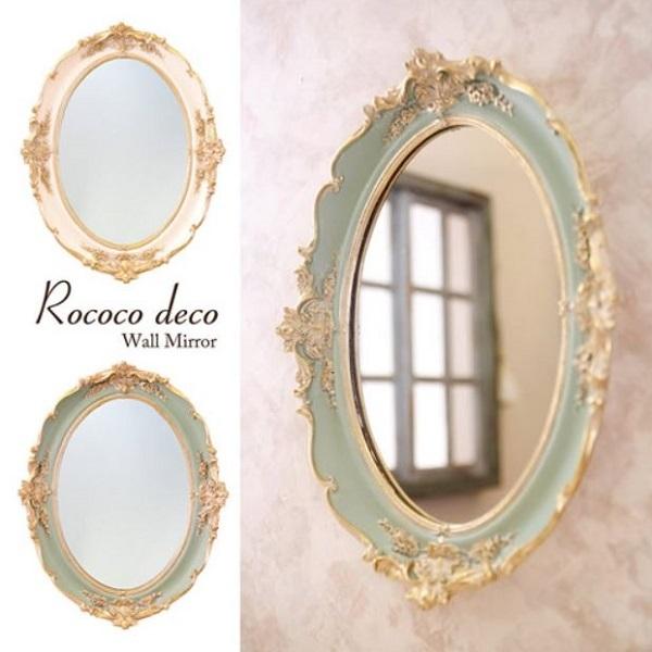 ロココデコウォールミラー AL70-16 壁掛け ウォールミラー 家具