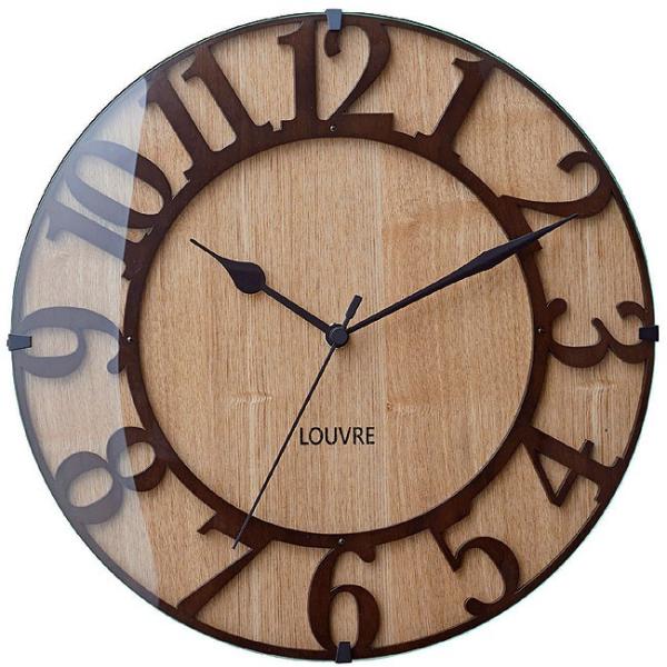インターフォルム 壁掛け時計 ミュゼ ウッド CL-8333 (時計) 価格比較