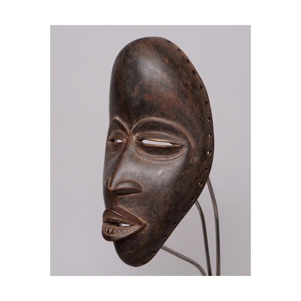 アフリカ コートジボワール ダン族 マスク 仮面 No.344 木彫り