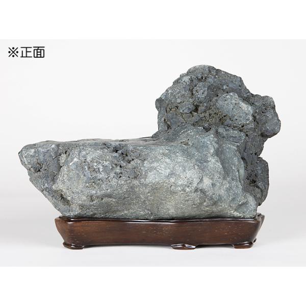 水石 「千軒石」 盆石 天然石 すいせき 台座付き 現品限り : 盆栽彩都
