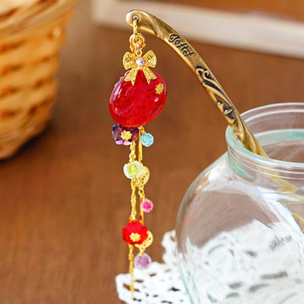 かんざし 京都清水坂ガラス館 正規 簪 ヘアアクセサリー 髪飾り 揺れる