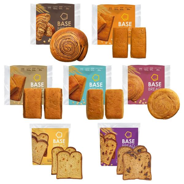 BASE BREAD 40個セット BASE FOOD（ベースフード） ベースブレッド 7種