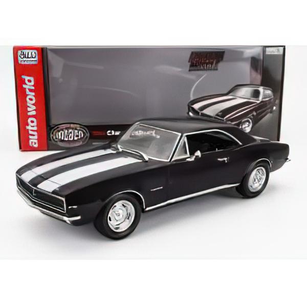 CHEVROLET - CAMARO Z/28 RS COUPE 1967 BROWN WHITE /AutoWorld 1/18