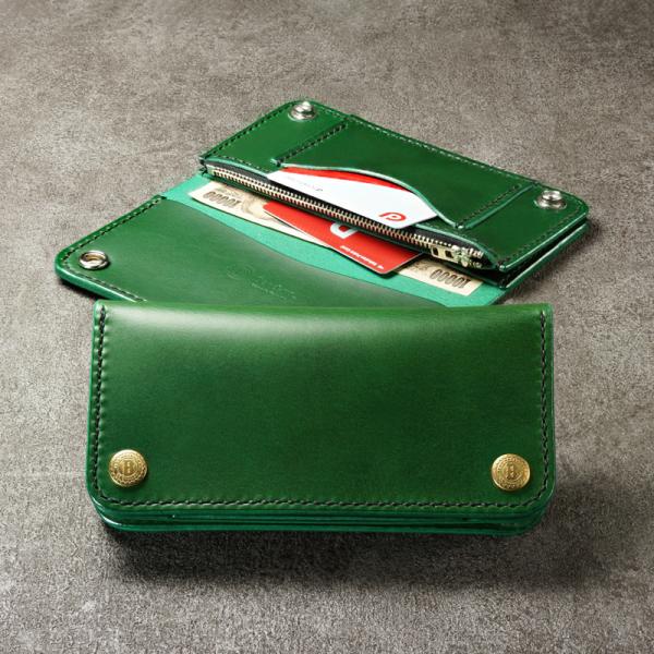 トラッカーズウォレット TYPE II グリーン バイカーズウォレット