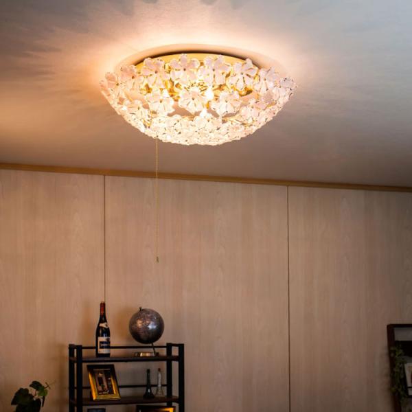 キシマ（KISHIMA） シャンデリア 5灯 花 シーリングライト おしゃれ