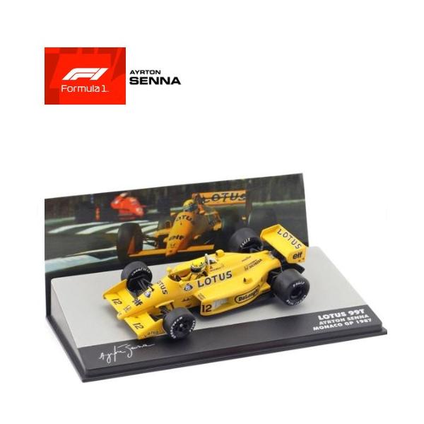 F1 ミニカー 1/43 ロータス 99T モナコGP 1987 アイルトン セナ
