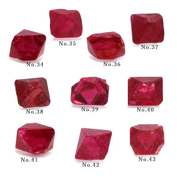 P10％中 限定再販 レッドスピネル 原石 10個限定 製品オーダー可能