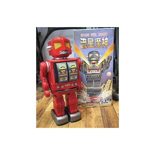 ブリキのおもちゃ ブリキの電動ロボット 流星魔神 ロボット
