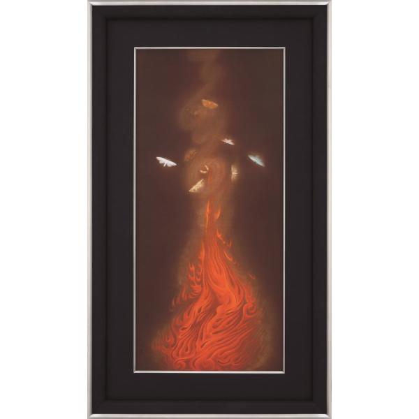 速水御舟 山種美術館 名作選 重要文化財 「 炎舞 」 彩美版R シルク