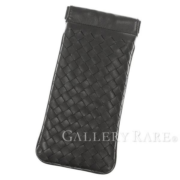 BOTTEGA VENETA（ボッテガ・ヴェネタ） 眼鏡ケース ブラック イントレ
