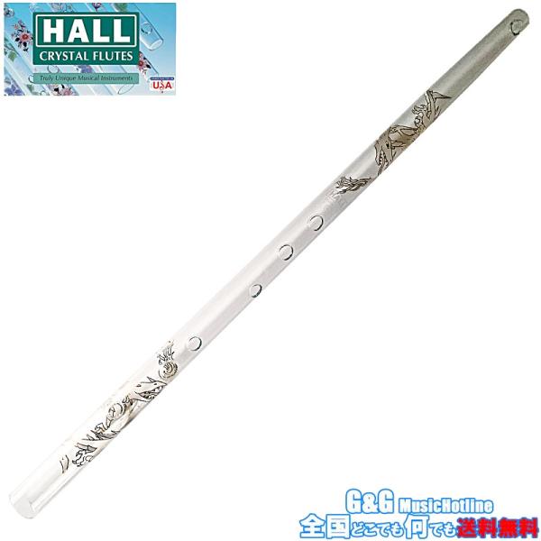 HALL CRYSTAL Flute Eb Offset Dragon クリスタルフルート Eb管 全長