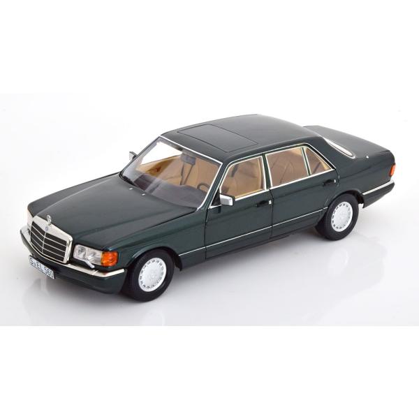 norev 1/18 Mercedes Benz 560 SEL W126 1985-1991 darkgreen-metallic