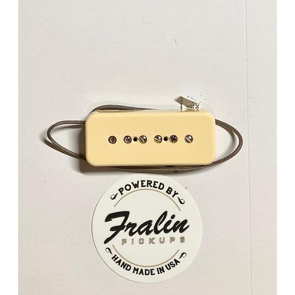 Lindy Fralin Hum-Cancelling P90 Soapbar Cream BRIDGE-SIDE リンディ