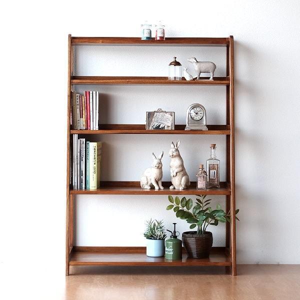 本棚 無垢 木製 天然木 おしゃれ ナチュラル 飾り棚 飾棚 オープン