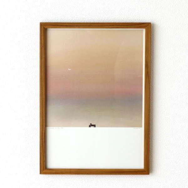 フォトフレーム 木製 チーク材 おしゃれ A3 壁掛け シンプル