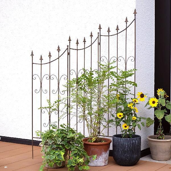 ガーデンフェンス トレリス おしゃれ かわいい 仕切り アイアン