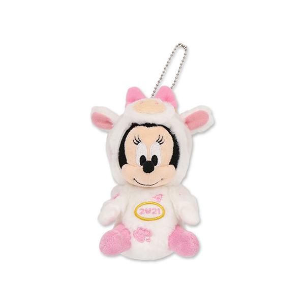 Disney（ディズニー） うし年 ミニー ぬいぐるみバッジ うしの着ぐるみ