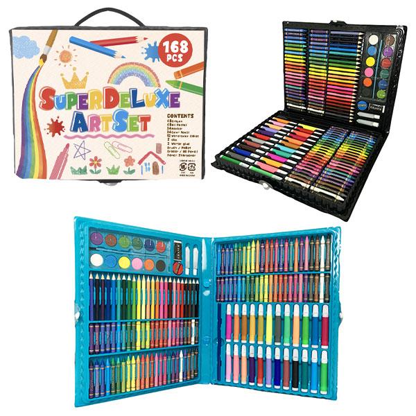 子供 景品 スーパーデラックスアートセット168P 1ヶから販売 お絵かき