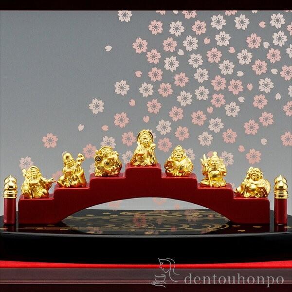 純金 爛漫 七福神 45g ( 光則（金工芸） 木札名入れ有料 恵比寿 大黒