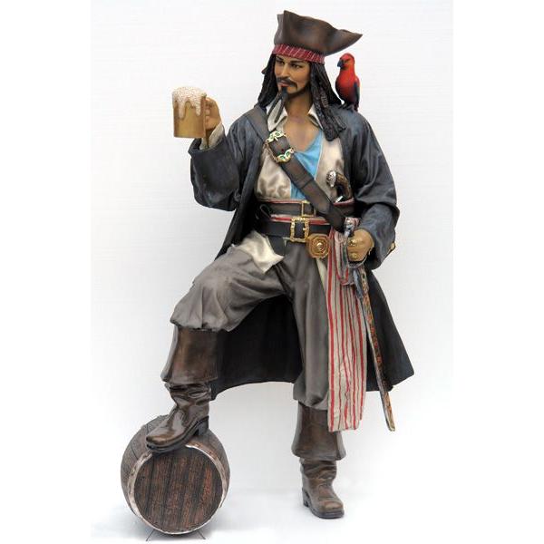 パイレーツ・オブ・カリビアン ジャック・スパローwith Beer 等身大