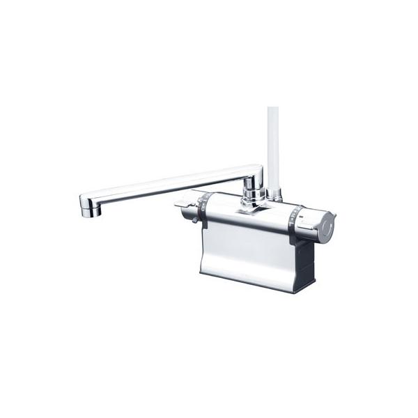 KVK デッキ形サーモスタット式シャワー(240mmパイプ仕様)(寒冷地用