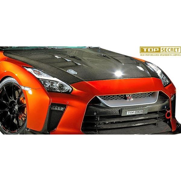 GT-R 【M's】 NISSAN R35 (2007.12‐) TOP SECRET M17 エアロボンネット