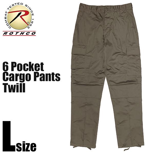 ROTHCO 新品 6ポケット ミリタリー カーゴパンツ (レンジャーグリーン