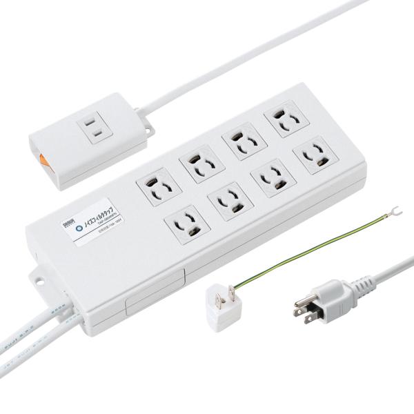 SANWA SUPPLY（サンワサプライ） 電源タップ 3Pプラグ 8個口 ノイズ