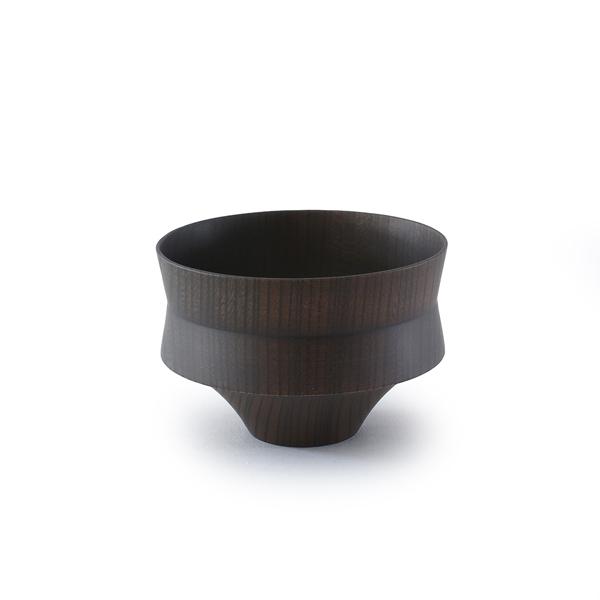 我戸幹男商店 椀 TSUMUGI 汁椀 杵型（ブラック）G1320-18731 i-30210