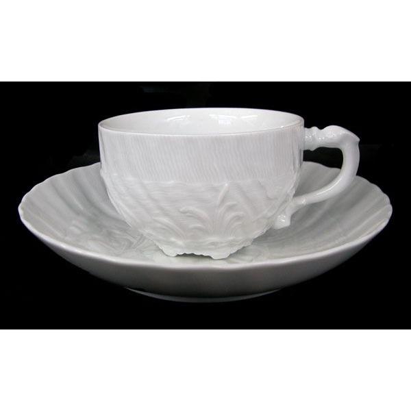 マイセン マイセン白磁 スワンサービス ティーカップアンドソーサー